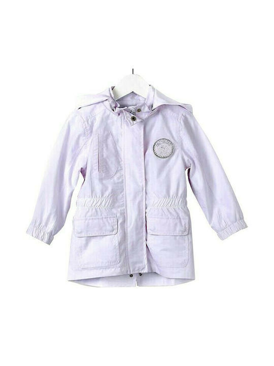 Losan Kids Parka Long with Lining & Protection Hood White