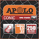 Apolo Apolo Conic 250τμχ 5.5mm