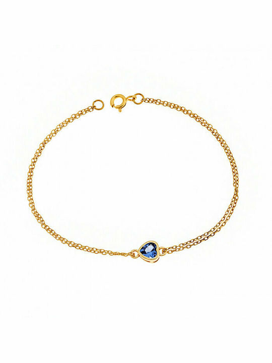 Senza Bracelet Chain made of Silver Gold Plated...