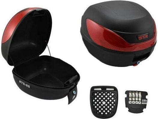 STR Motorrad-Topcase 32l Schwarze