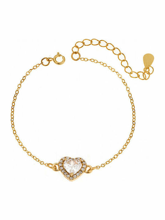 Senza Women's Bracelet with Heart Design in Sil...
