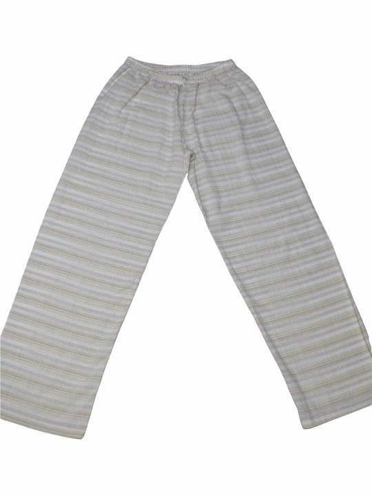 Apple Boxer Winter Damen Pyjama-Hose Beige