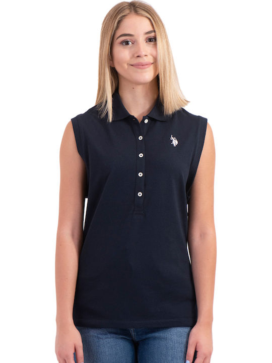 U.S. Polo Assn. Mae Women's Polo Blouse Sleevel...