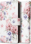 Tech-Protect Wallet Piele artificială Blossom Flower (Redmi Note 11 / 11S 4G)