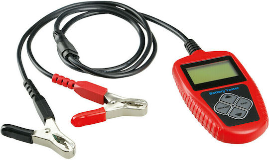 Lampa L7026.8 Ψηφιακό Battery Tester με Κροκοδειλάκια
