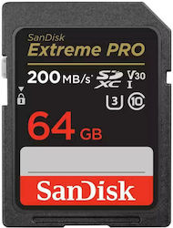 Sandisk Extreme Pro SecureDigital SDXC 64GB Clasa 10 U3 V30 UHS-I