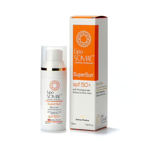 Lipo Somae Super Sun Αντηλιακή Κρέμα Προσώπου SPF50+ 50ml