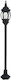 Elmark Outdoor Floor Lamp Small Post IP44 for E27 Socket Black