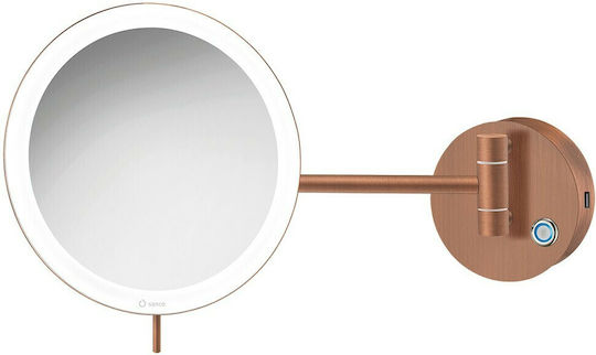Sanco MRLED-905 MRLED-905-M26 Mărire Καθρέπτης Lumini LED 20x20cm Old Copper Mat