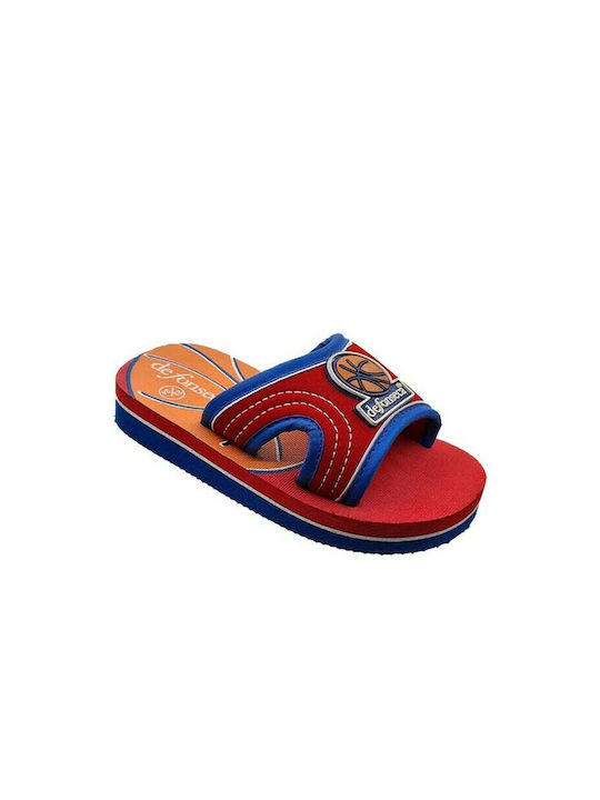 Defonseca Campo Children's Flip Flops - Red