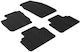 Gledring Σετ Μπροστινά και Πίσω Πατάκια 4τμχ για Ford Tourneo Courier 2014 2018 Μαύρα