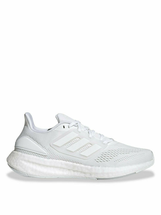Adidas Pureboost 22 Ανδρικά Αθλητικά Παπούτσια Running Λευκά
