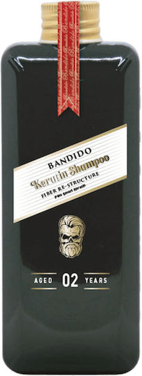 Bandido Keratin Σαμπουάν Αναδόμησης/Θρέψης & Ενυδάτωσης για Όλους τους Τύπους Μαλλιών 350ml