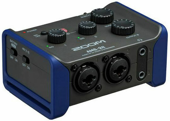 Zoom AMS-24 Εξωτερική Επαγγελματική Κάρτα Ήχου με Σύνδεση USB, 3.5mm