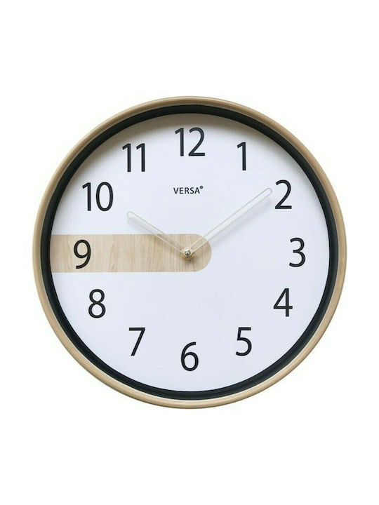 BigBuy Wall Clock Plastic Ø30cm