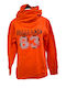 Sweatshirt mit Kapuze Orange