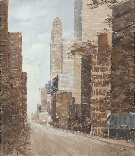 ArteLibre Град Картина Платнен 60x90см