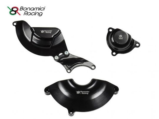 Bonamici Protecție capac motor motocicletă Yamaha YZF-R3 2015-2018 Negru