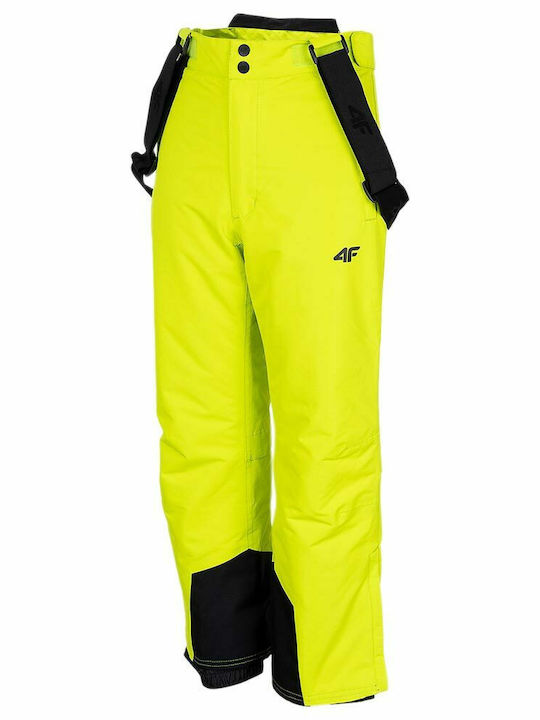 4F HJZ22-JSPMN001-45S Ski & Snowboard Gelb