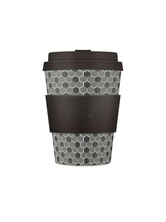 Ecoffee Cup Fermil Paradox Κούπα Μπαμπού με Καπάκι Γκρι 350ml