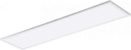 123led Paralelogram Încastrat Panou LED Putere 40W cu Alb Rece Lumini 119.5x29.5cm.