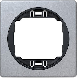 Aling Conel ERW-EON-E6801.SE Рамка на ключ 1 Място в Сребрист Цвят E6801.SE Aling Conel ERW-EON-E6801.SE Рамка на ключ 1 Място в Сребрист Цвят E6801.SE