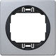 Aling Conel ERW-EON-E6801.SE Switch Frame 1 Position in Silver Color E6801.SE