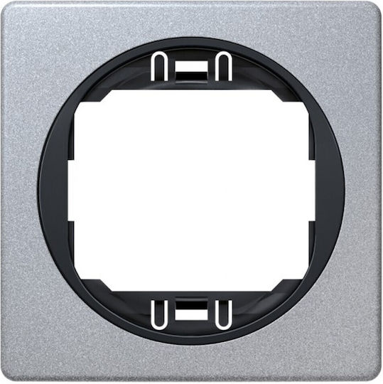 Aling Conel ERW-EON-E6801.SE Switch Frame 1 Position in Silver Color E6801.SE