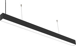 Inlight LED Kommerzielle lineare Beleuchtung Leuchte Decke 40W Warmes Weiß IP20 mit einstellbarer Helligkeit 120cm