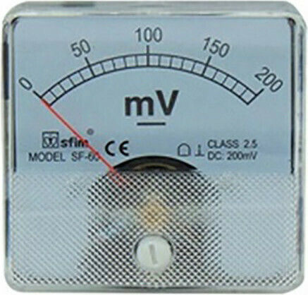 SF-60 SFM Electric Panel Meter Voltmeter Door / Recessed Single Phase 01.034.0022