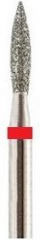 Nail Drill Diamond Cutter Bit with Flame Head Red