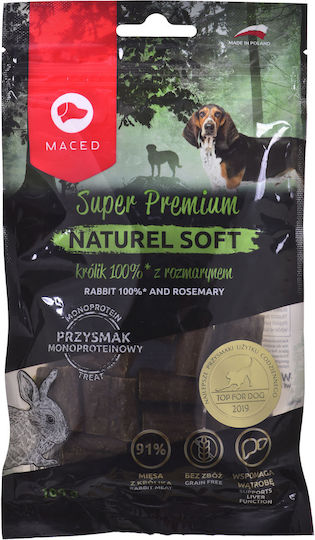 Maced Super Premium Naturel Soft Λιχουδιές Σκύλου με Κουνέλι 100gr