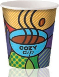 Cozy Cup Pahar de unică folosință Hârtie Multicolor 240ml 50buc