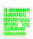 Ducky DKSA31-USRDGNNO1 Keycap Rubber Double Shot Keycap Set Πράσινο 31τμχ US