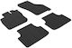 Gledring Set Front and Back Car Mats 4pcs for Seat Leon 2020 Black