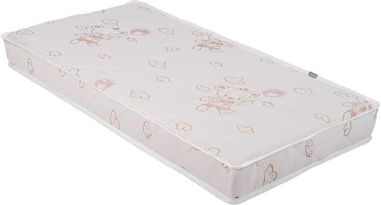 Kikka Boo Mattress Crib Memory Comfort Cool Gel Bear Beige with Memory Foam 70cmx140cmx12cm