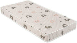 Kikka Boo Στρώμα Κούνιας Memory Comfort Cool Gel Elephants με Memory Foam 70x140x12cm