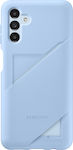 Card Slot Cover Umschlag Rückseite Silikon Blau (Samsung Galaxy A13 5G)