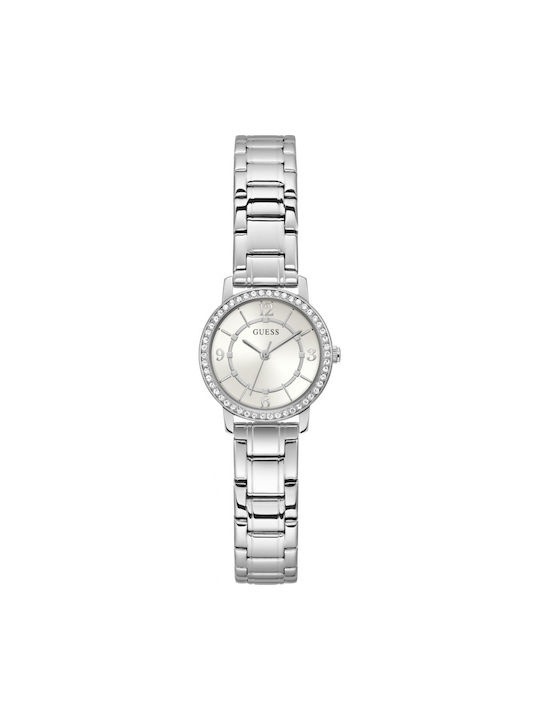 Guess Melody Watch with Metal Bracelet Silver