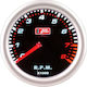 Auto Gauge Στροφόμετρο Αυτοκινήτου R.P.M. Μαύρο 52mm 270 Μοίρες