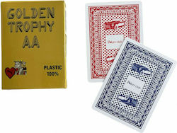 Argy Toys Golden Trophy AA Playing Cards Poker Red Argy Toys Golden Trophy AA Playing Cards Poker Red