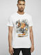Mister Tee Vintage Ballin T-shirt Bărbătesc cu Mânecă Scurtă Alb
