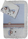 Beboulino Hammock Baby Cotton Pillowcases Set Light Blue 28x43cm 70318582843