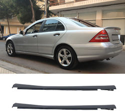 Carner Door Sill Car Sideways Compatible with Mercedes-Benz C Class 00-07 Amg C32 Look