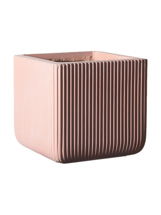 Supergreens Stripe Pot Pink 44x38x38cm