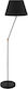 HomeMarkt Floor Lamp H150xW38cm. with Socket for Bulb E27 Black