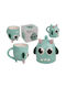 Monster Becher Keramik Blau