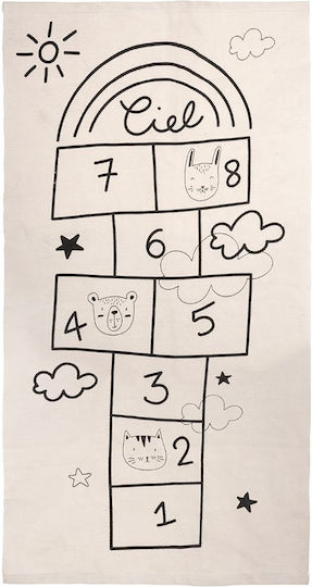 Hopscotch Activity Mat Ecru 80x150cm