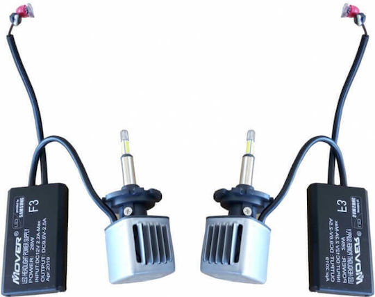 Mover Samsung Λάμπες Αυτοκινήτου F3 D2S LED 6500K Ψυχρό Λευκό 12V 26W 2τμχ