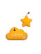 Funna Baby Crib Decorative Pillows Welcome Yellow 2pcs